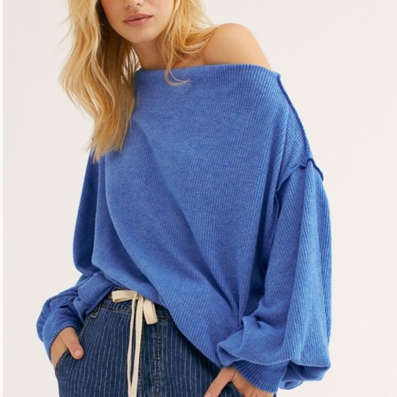 Free People Main Squeeze Hacci Top - Picture 2 of 9